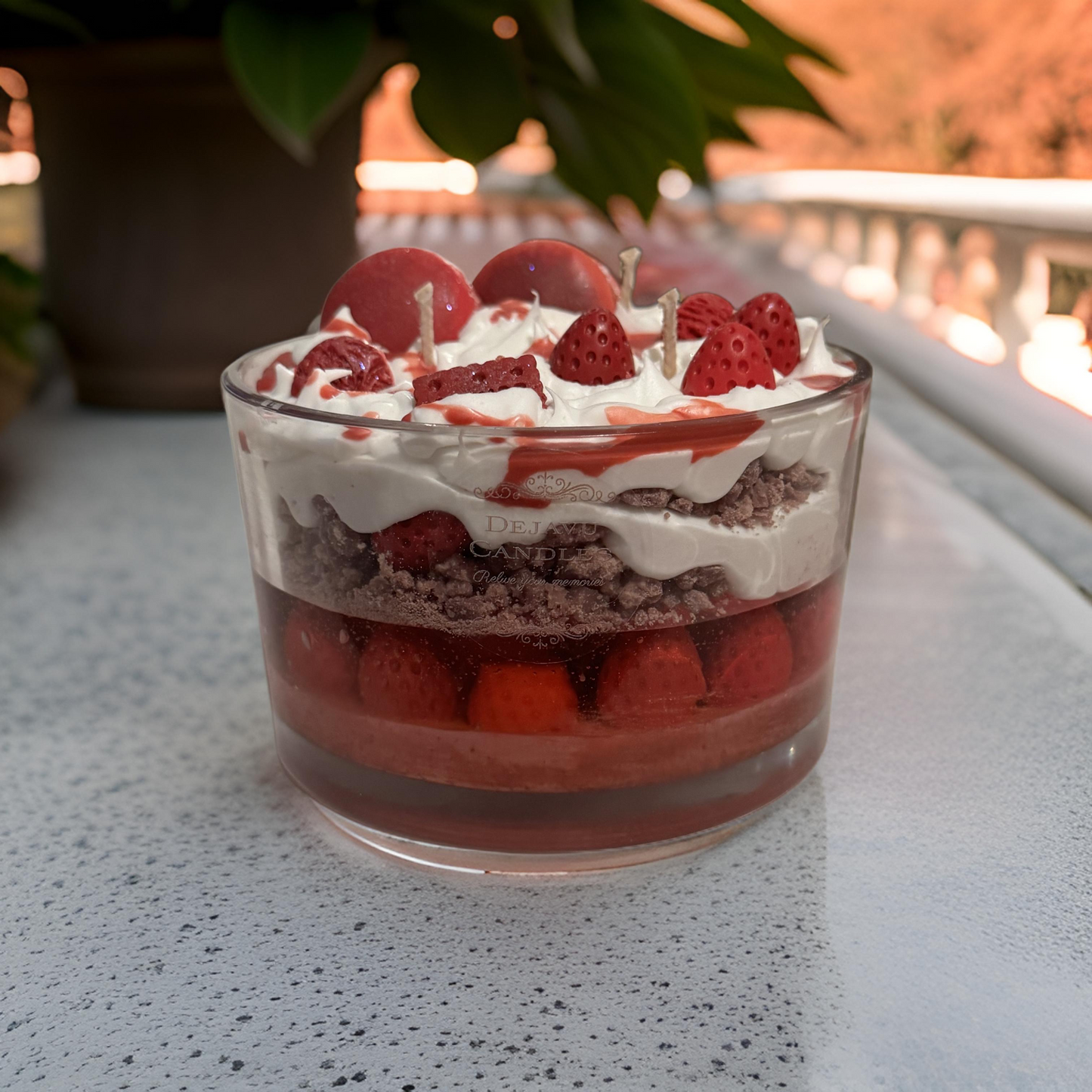 Large Strawberry Cheesecake