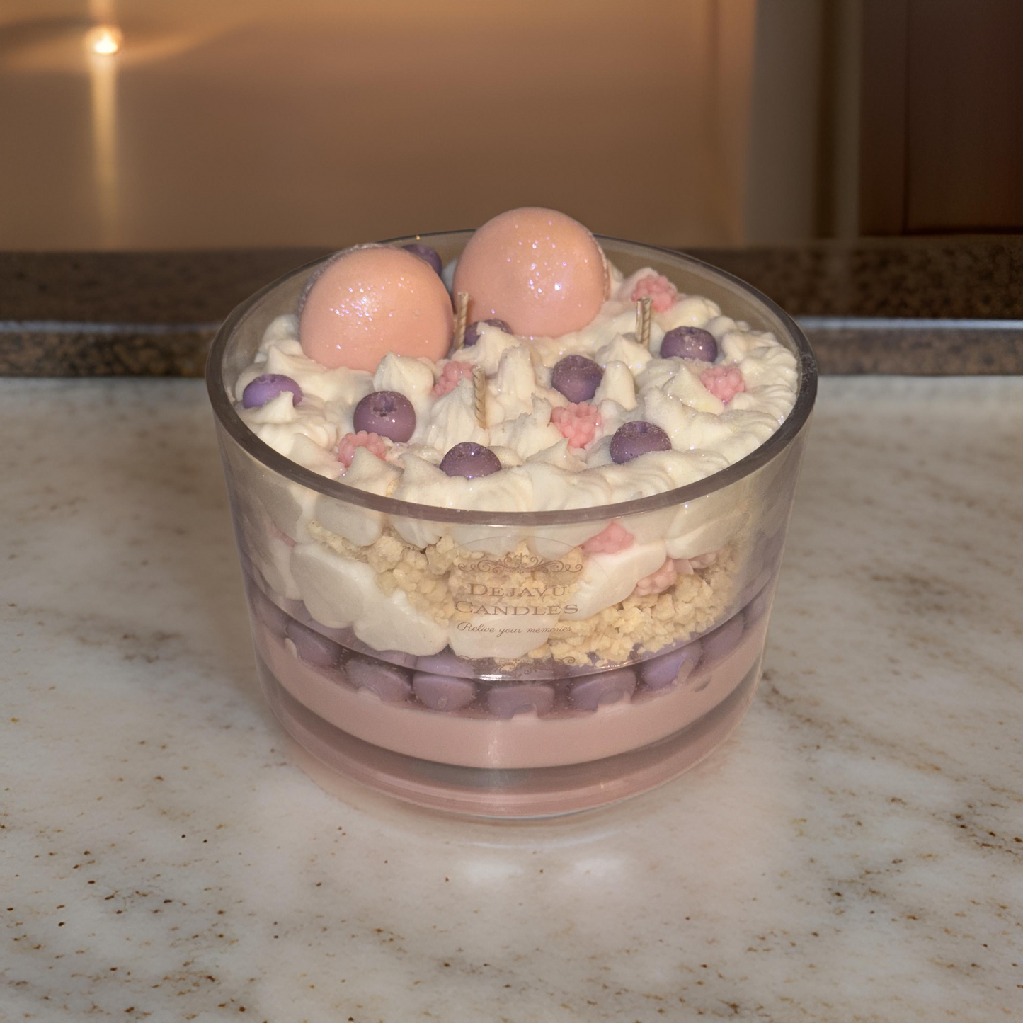 Large Sugared Berry Cheesecake
