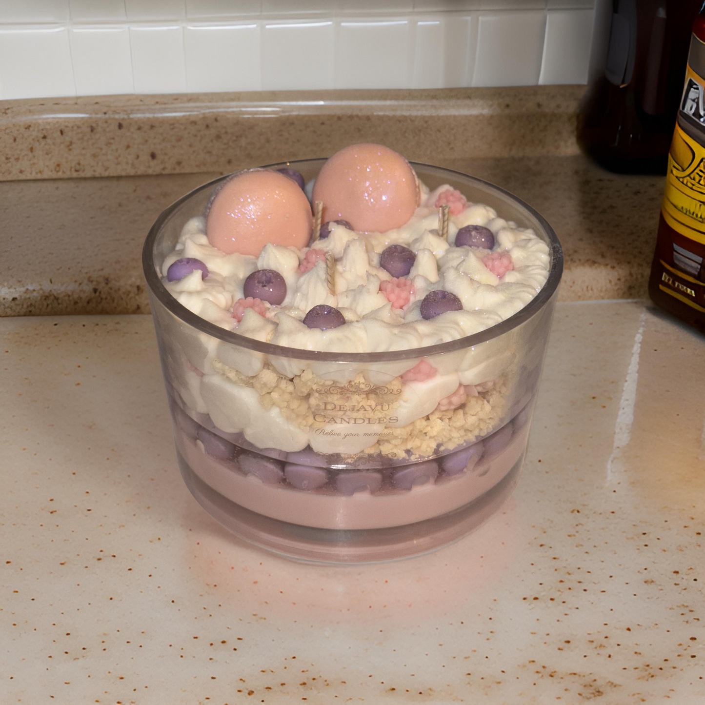 Large Sugared Berry Cheesecake